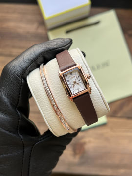 ساعت مچي زنانه بند چرمي جوليوس مدل JA-1457C