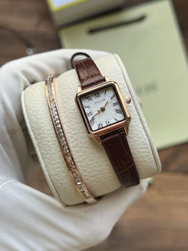 ساعت مچي زنانه بند چرمي جوليوس مدل JA-1493C