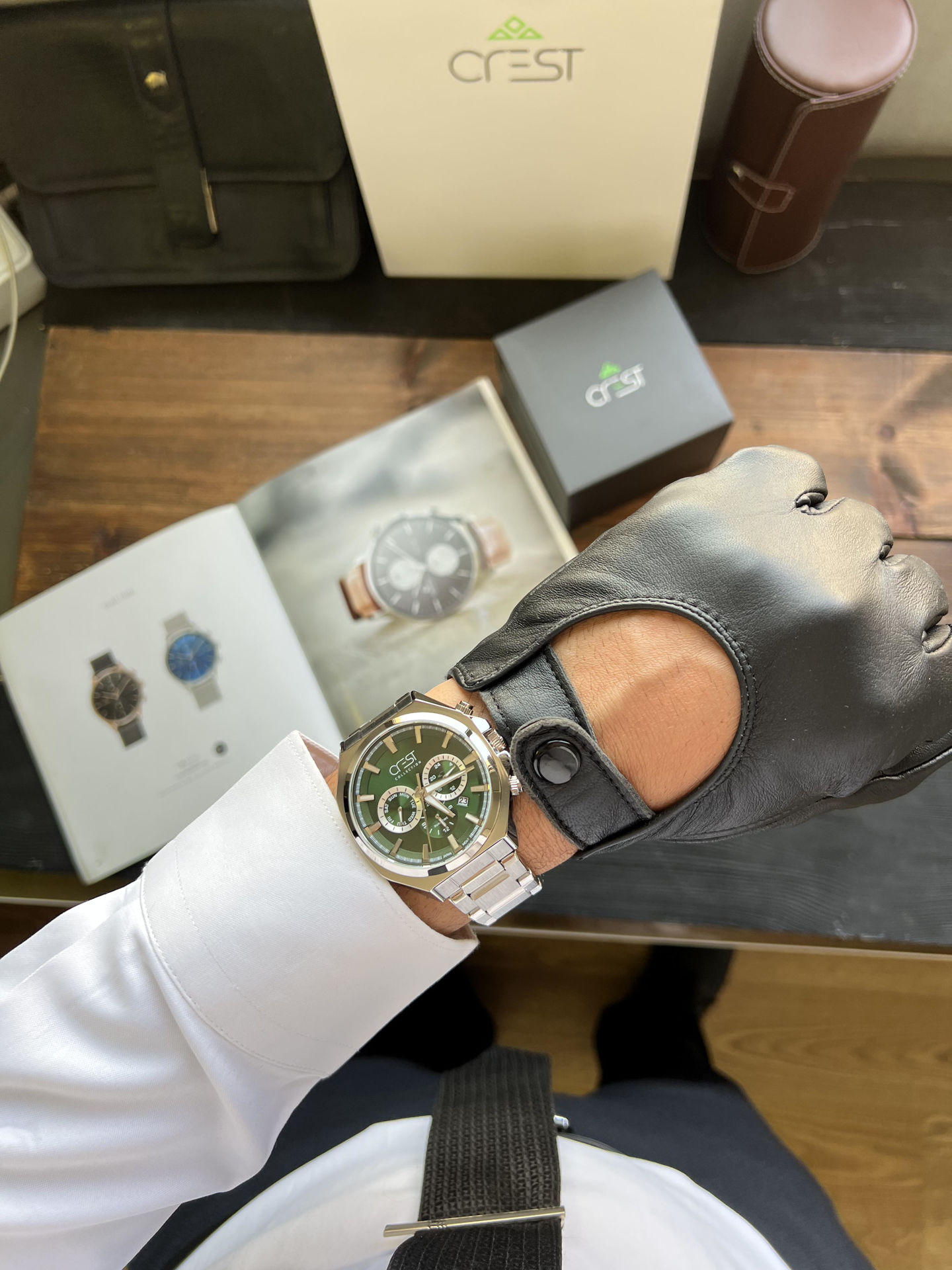 ساعت مچی مردانه کرست crest اورجینال مدل 6307/3