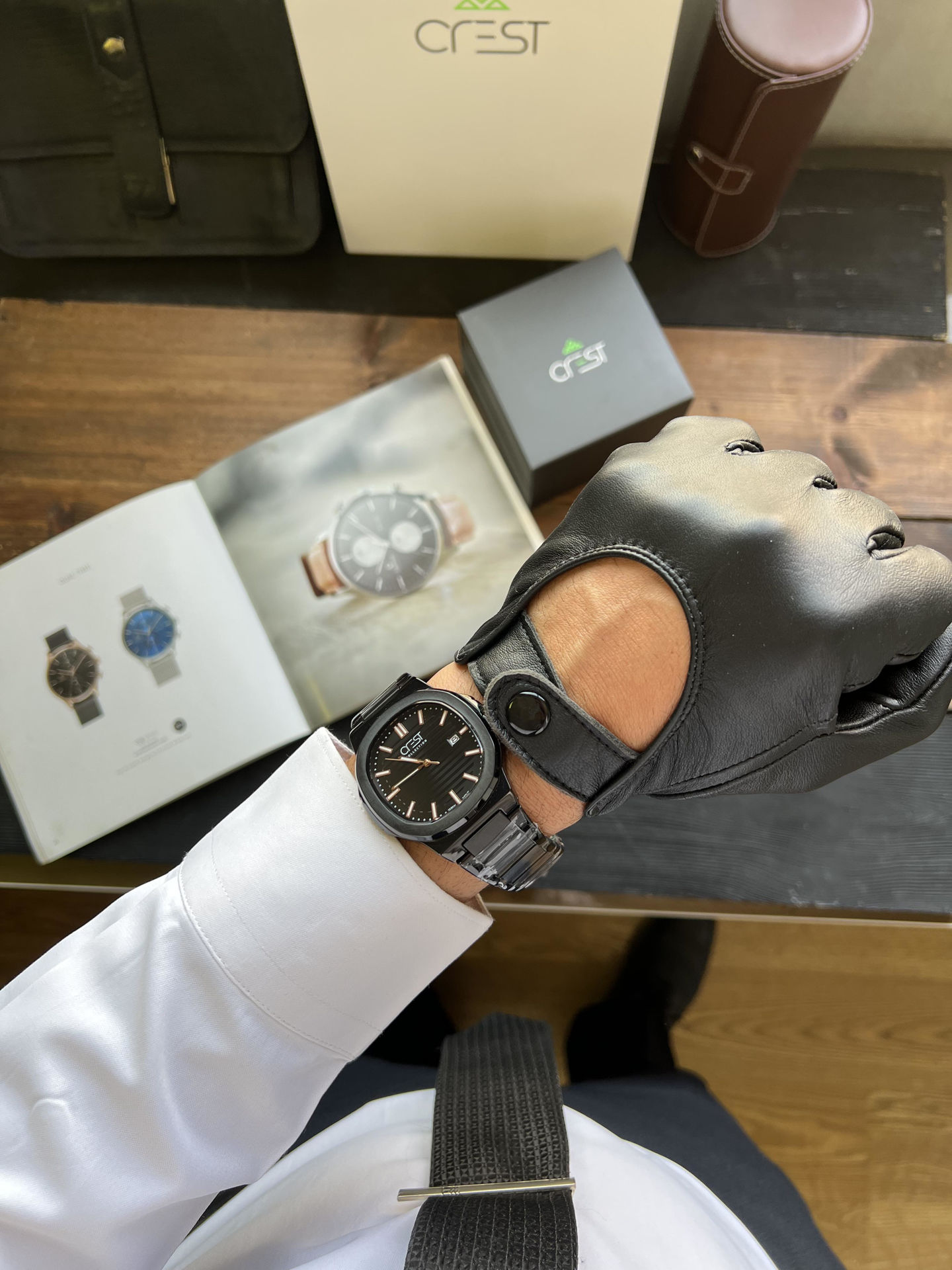 ساعت مچی مردانه کرست crest اورجینال مدل 6302/3