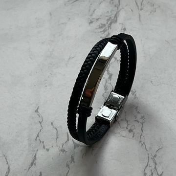 دستبند چرم مردانه 2