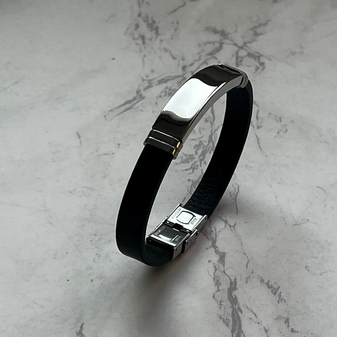 دستبند چرم مردانه 3