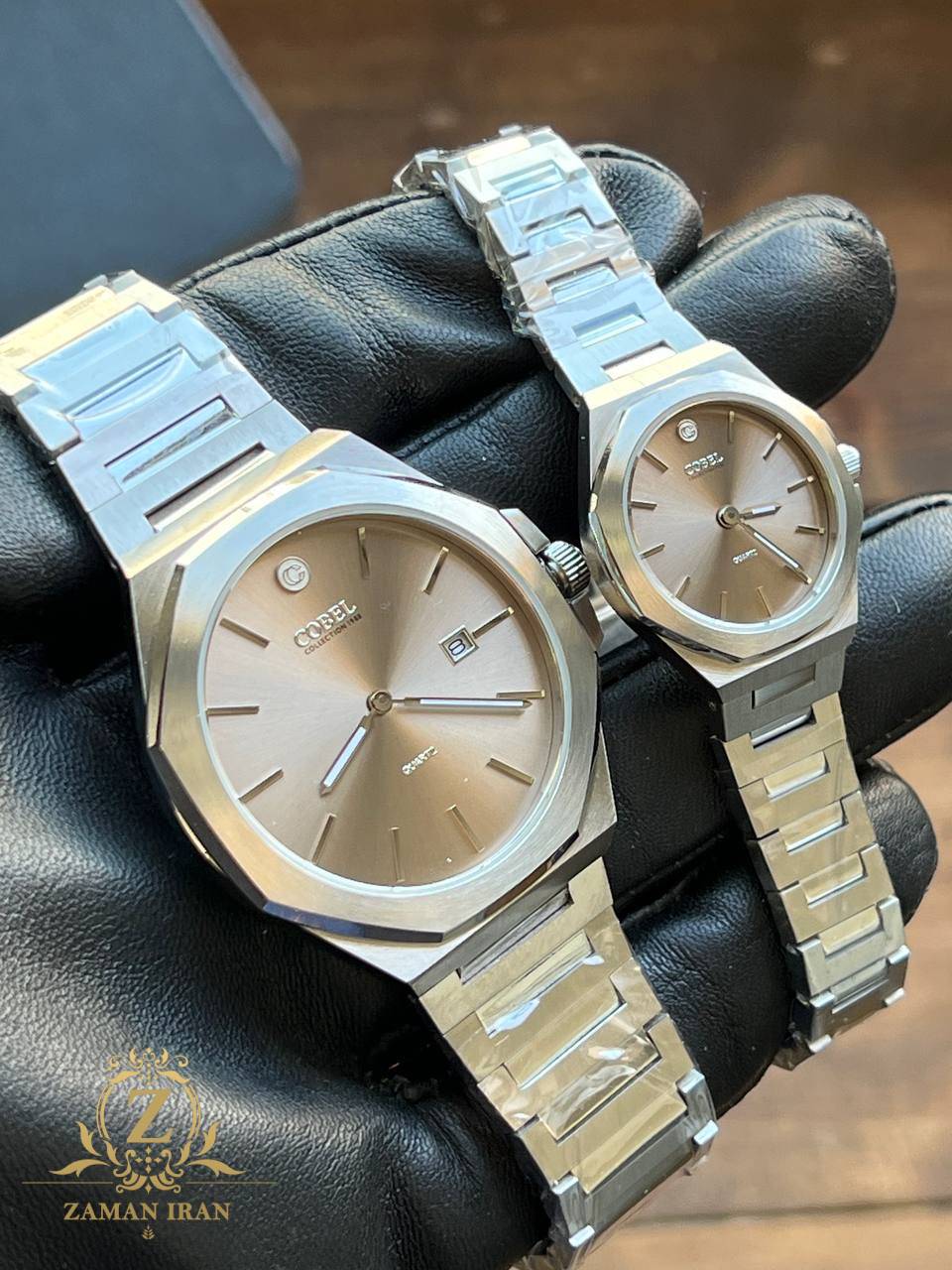 ساعت مچی ست مردانه و زنانه کوبل COBEL اورجینال مدل CB6323C-04