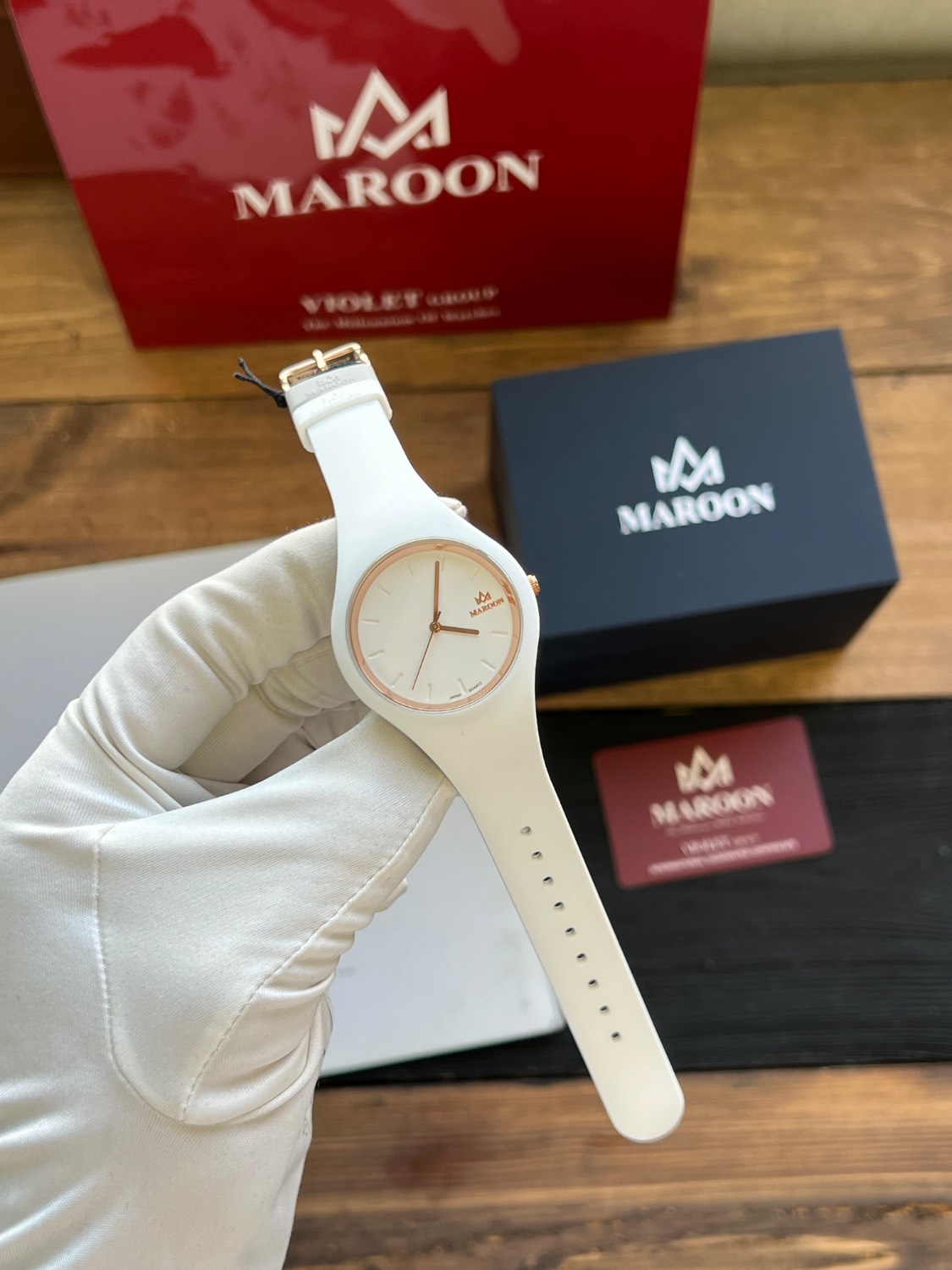 ساعت مچی زنانه مارون Maroon اورجینال مدل 77448A/LBL