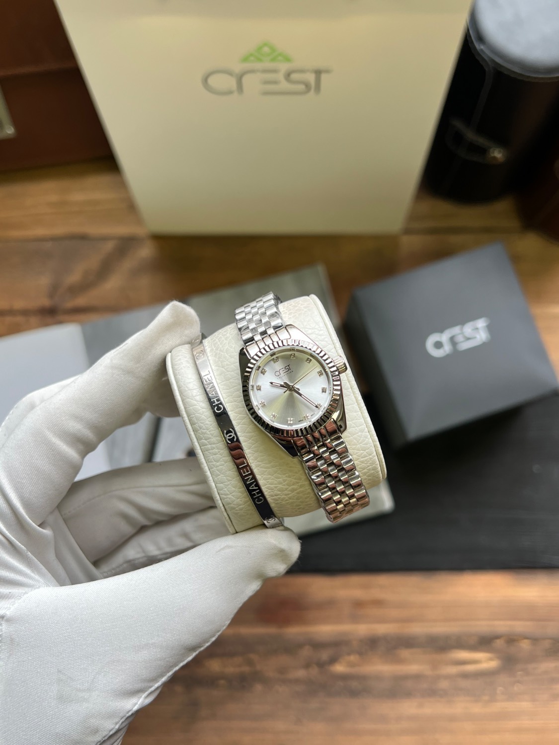 ساعت مچی زنانه کرست Crest اورجینال مدل 6333/1
