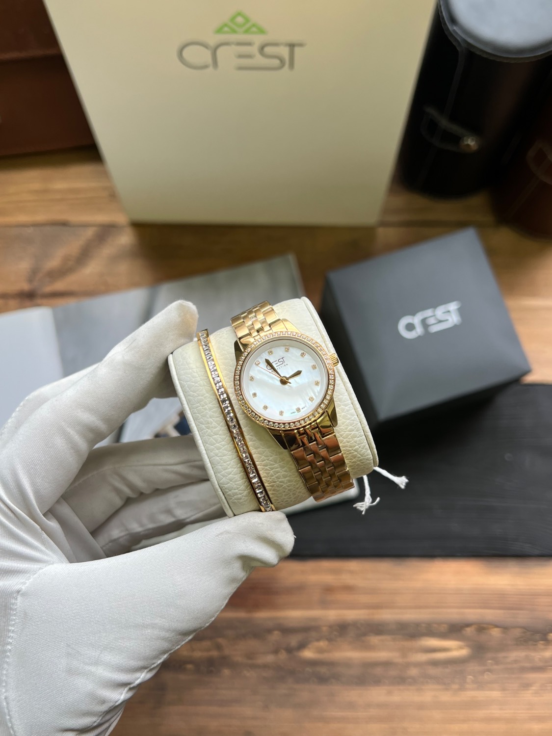 ساعت مچی زنانه کرست Crest اورجینال مدل 9010/2