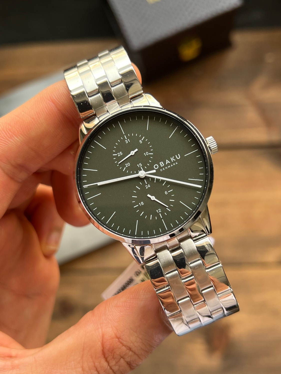ساعت مچی مردانه اوباکو Obaku اورجینال مدل V308GMCESC