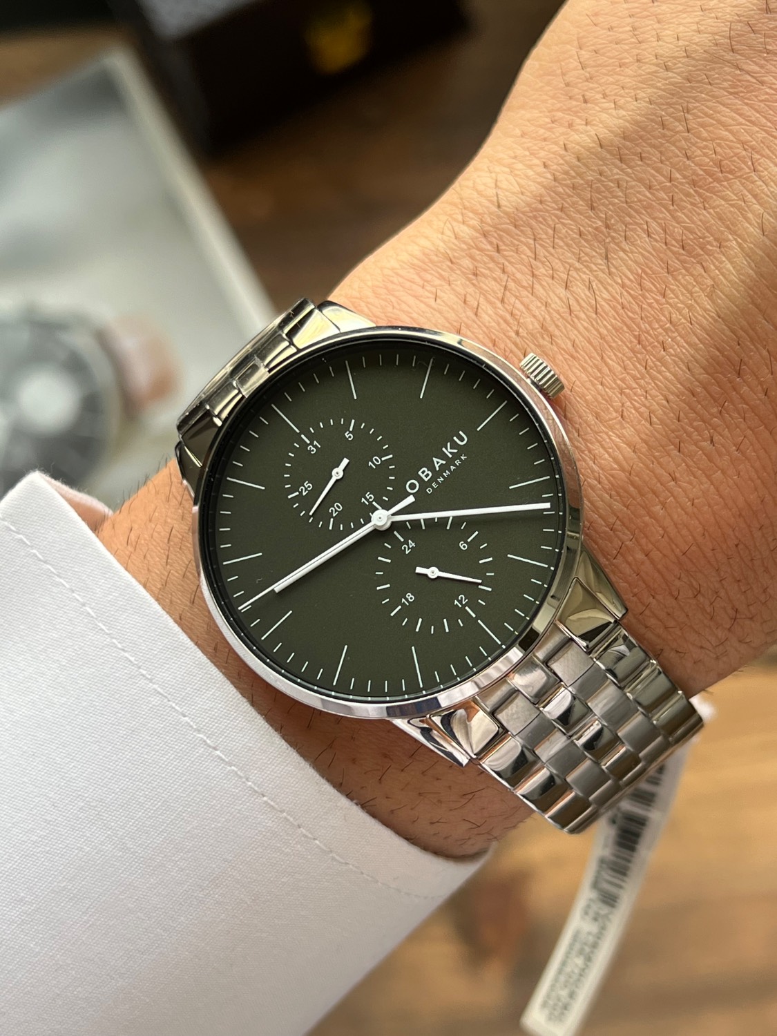ساعت مچی مردانه اوباکو Obaku اورجینال مدل V308GMCESC