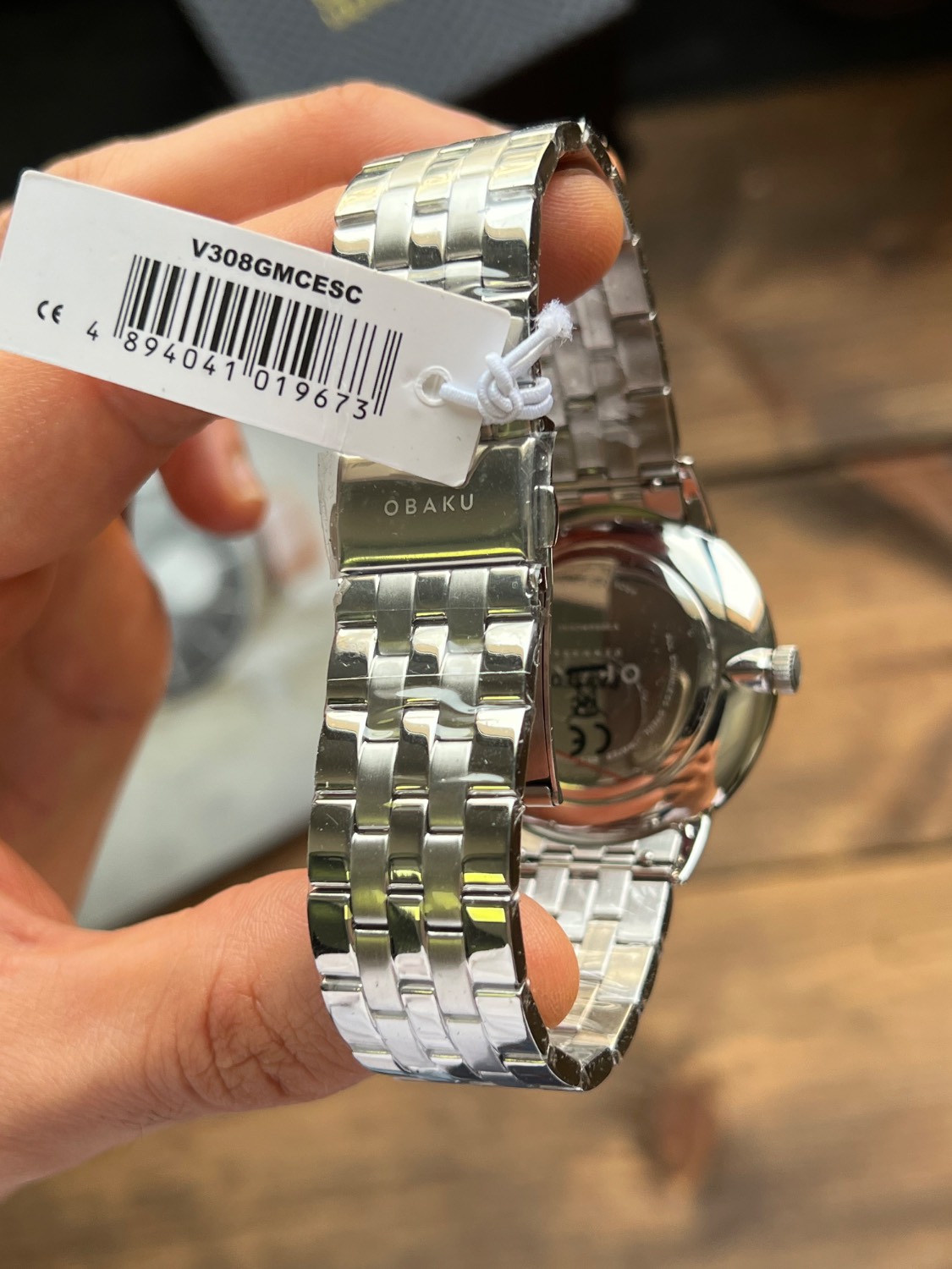 ساعت مچی مردانه اوباکو Obaku اورجینال مدل V308GMCESC