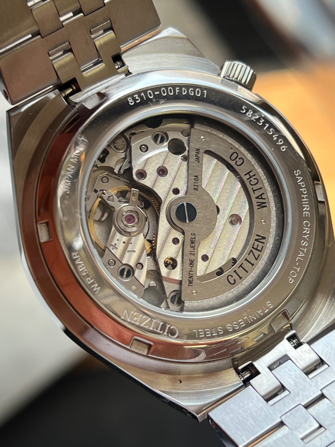 ساعت مچی مردانه سیتیزن citizen اورجینال مدل NK0020-55E