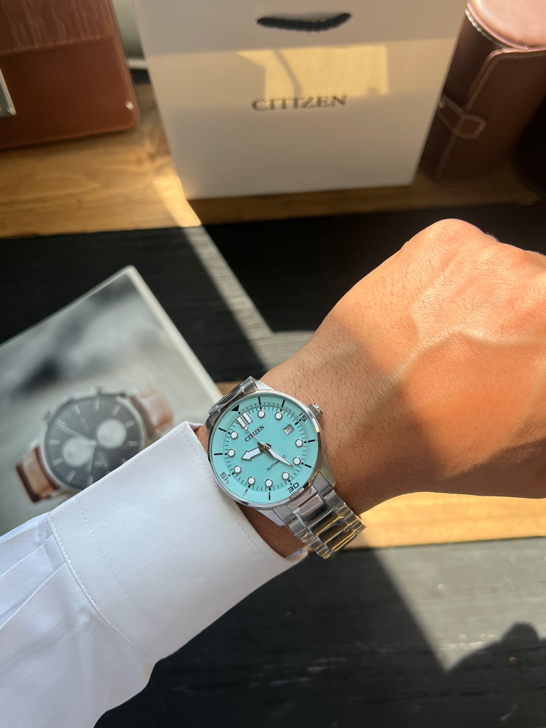 ساعت مچی مردانه سیتیزن citizen اورجینال مدل NJ0191-83M