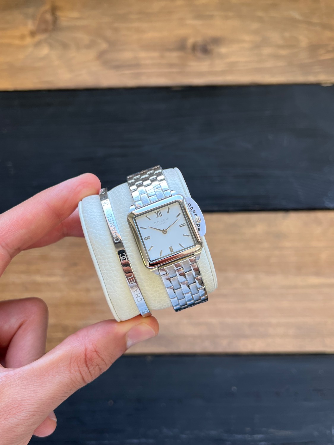 ساعت مچی زنانه اوباکو Obaku اورجینال مدل V309LXCWSC