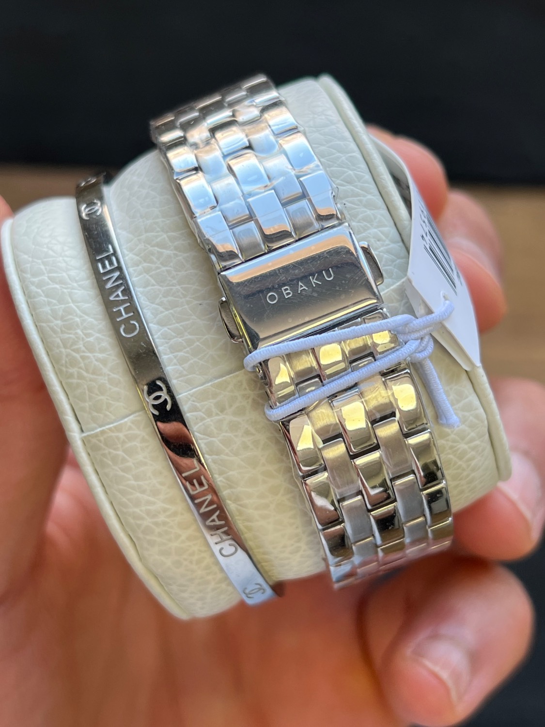 ساعت مچی زنانه اوباکو Obaku اورجینال مدل V309LXCWSC