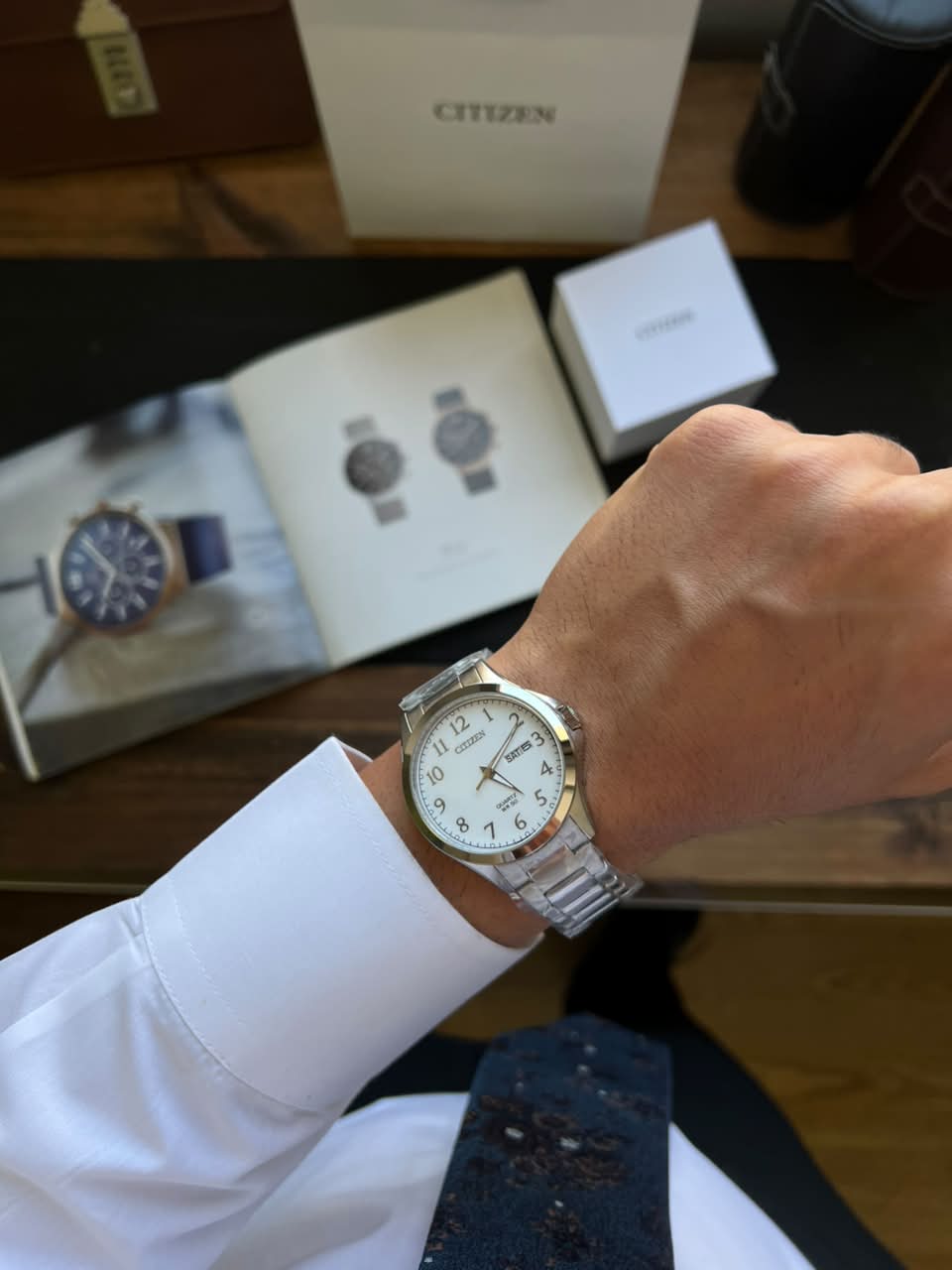 ساعت مچی ست زنانه و مردانه سیتیزن CITIZEN مدل  BF2021-82A EQ0610-53A