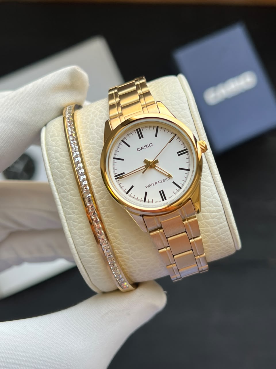 ساعت مچی زنانه کاسیو casio اورجینال مدل  LTP-V005G-7AUDF