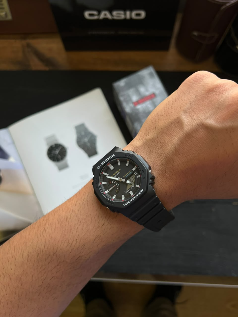ساعت مچی مردانه کاسیو casio اورجینال مدل  GA-2100RL-1ADR