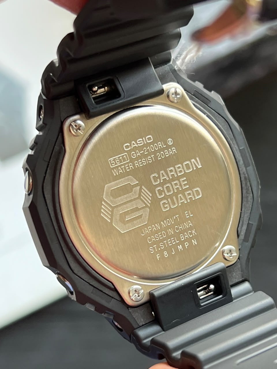 ساعت مچی مردانه کاسیو casio اورجینال مدل  GA-2100RL-1ADR