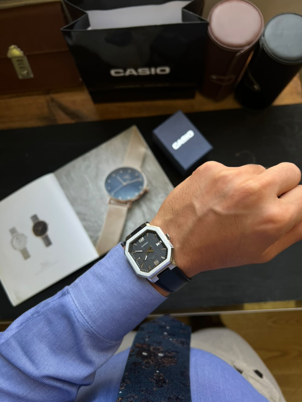 ساعت مچی مردانه کاسیو casio اورجینال مدل MTP-B195L-1A