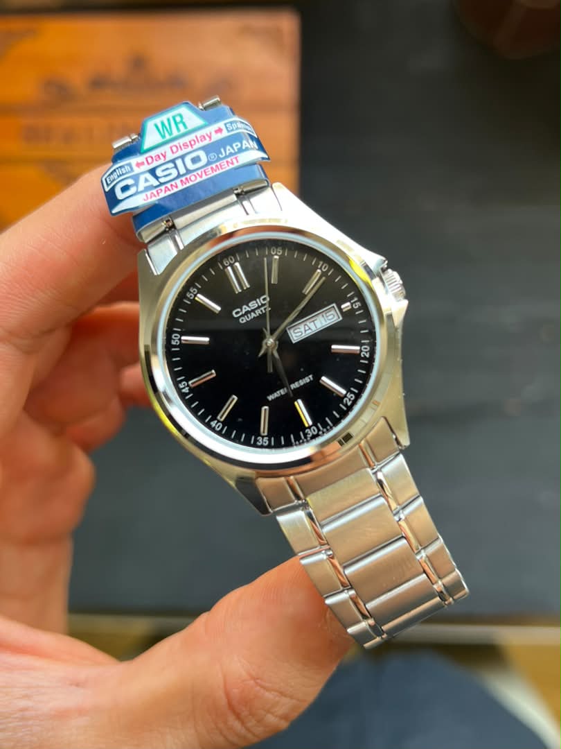 ساعت مچی مردانه کاسیو casio اورجینال مدل MTP-1239D-1ADF