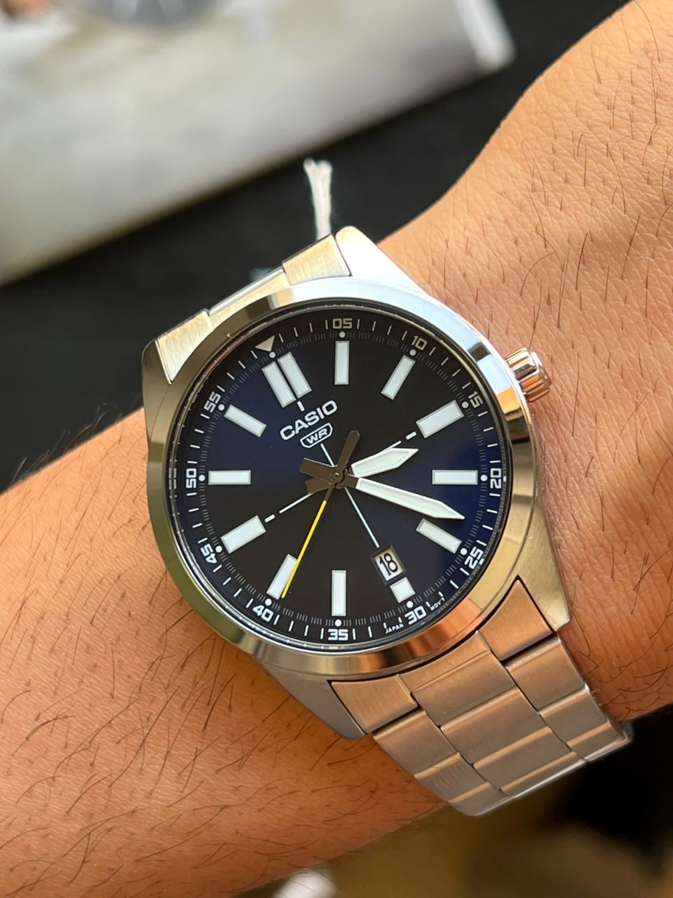 ساعت مچی مردانه کاسیو casio اورجینال مدل MTP-VD02D-2EUDF