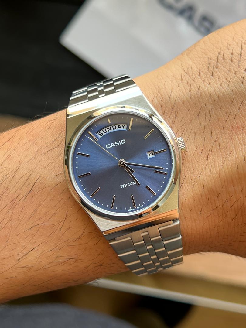 ساعت مچی مردانه کاسیو casio اورجینال مدل MTP-B146D-2AVDF