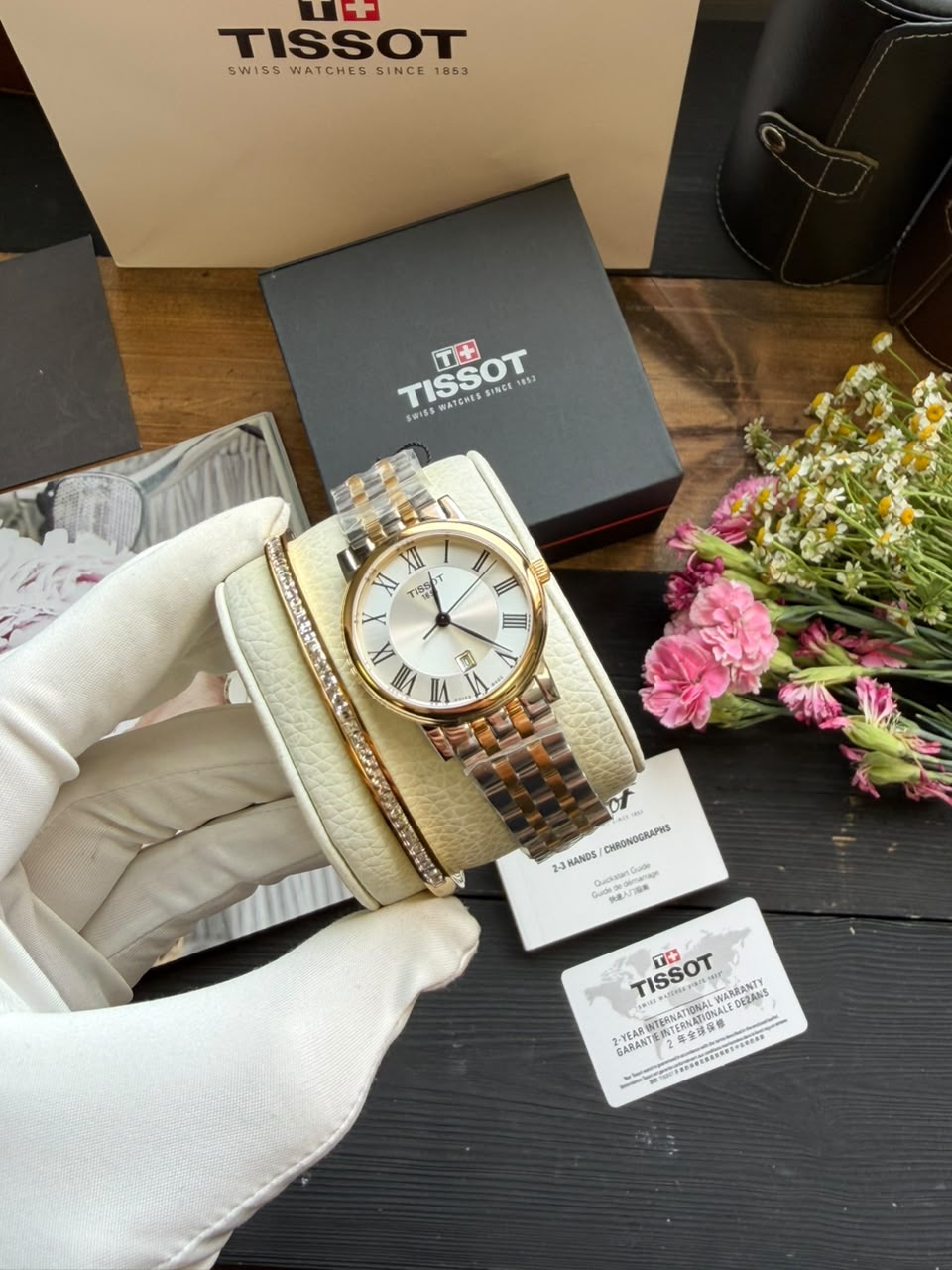 ساعت مچی زنانه تیسوت Tissot اورجینال مدل T122.210.22.033.00