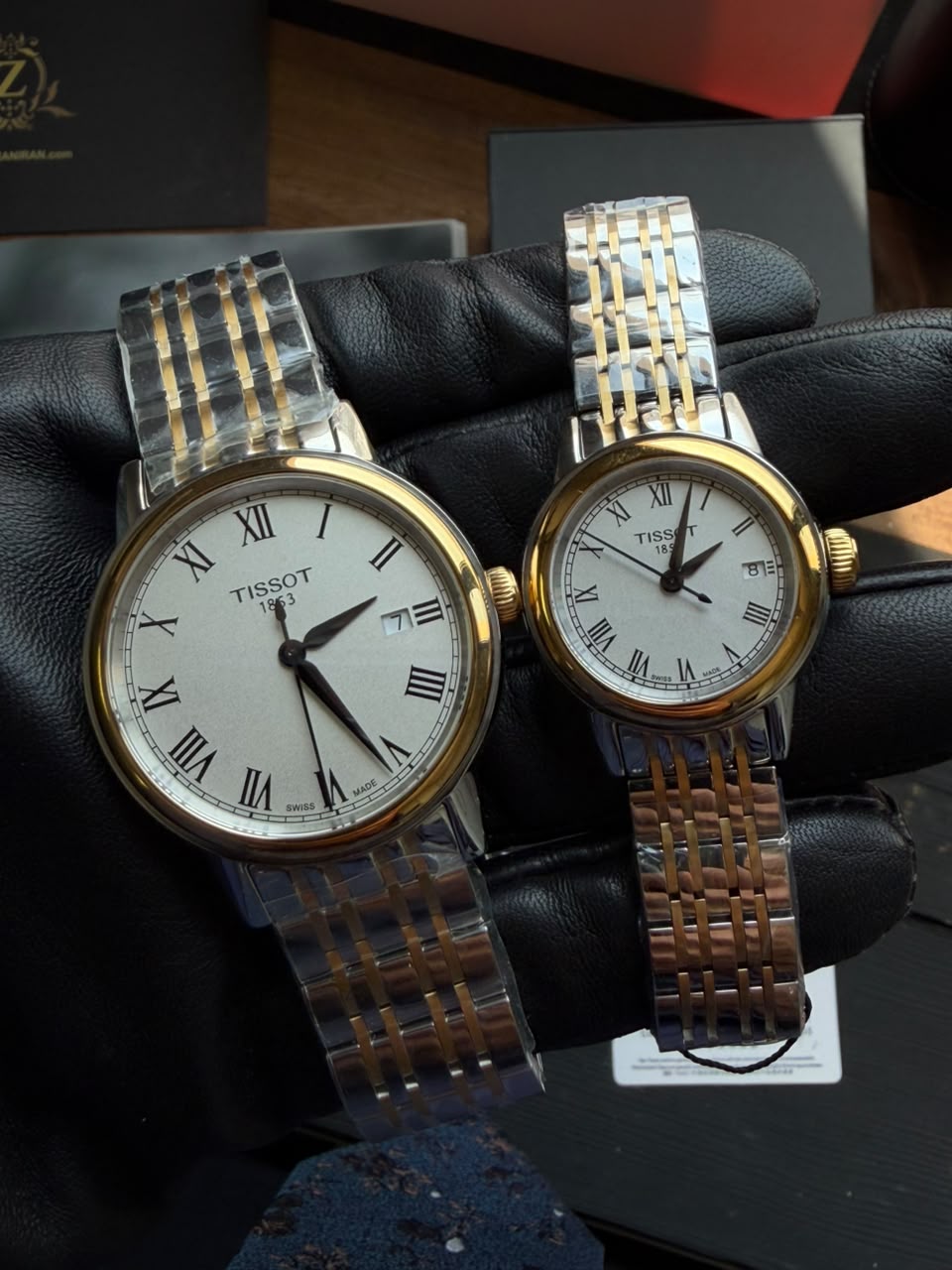 ساعت مچی ست مردانه و زنانه تیسوت Tissot اورجینال مدل T085.410.22.013.00