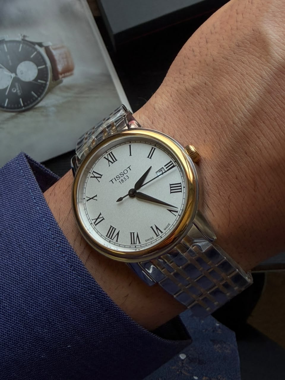 ساعت مچی ست مردانه و زنانه تیسوت Tissot اورجینال مدل T085.410.22.013.00