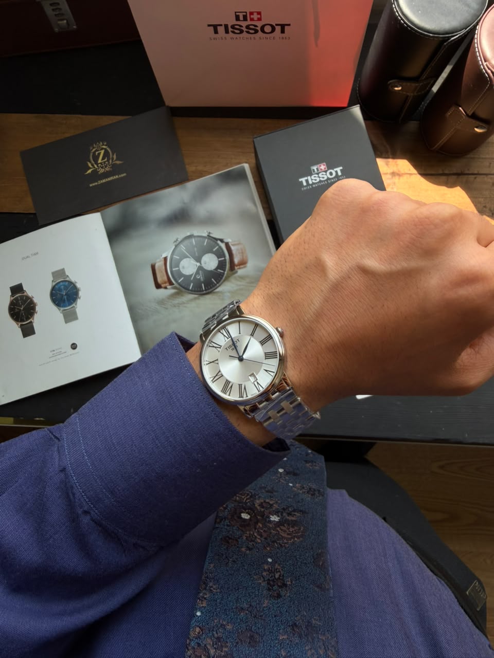 ساعت مچی ست مردانه و زنانه تیسوت Tissot اورجینال مدل T122.410.11.033.00C