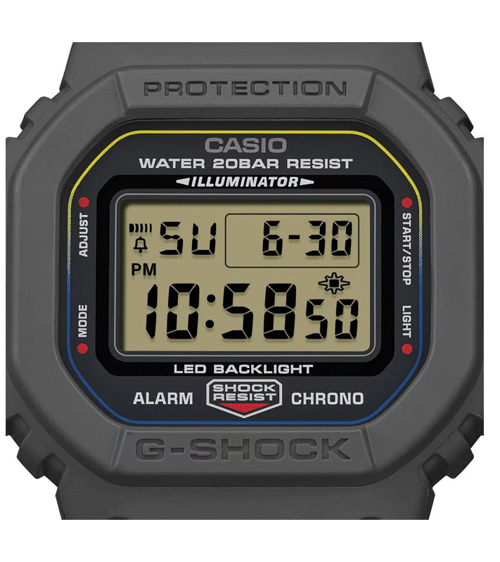 ساعت مچی مردانه کاسیوCASIO جی شاک G-SHOCK مدل  DW-5600MNC-8A2DR