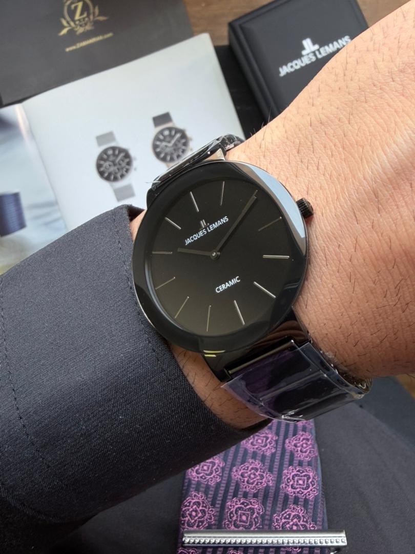 ساعت مچی ست مردانه و زنانه ژاک لمنز jacques lemans اورجینال مدل 42-8GC