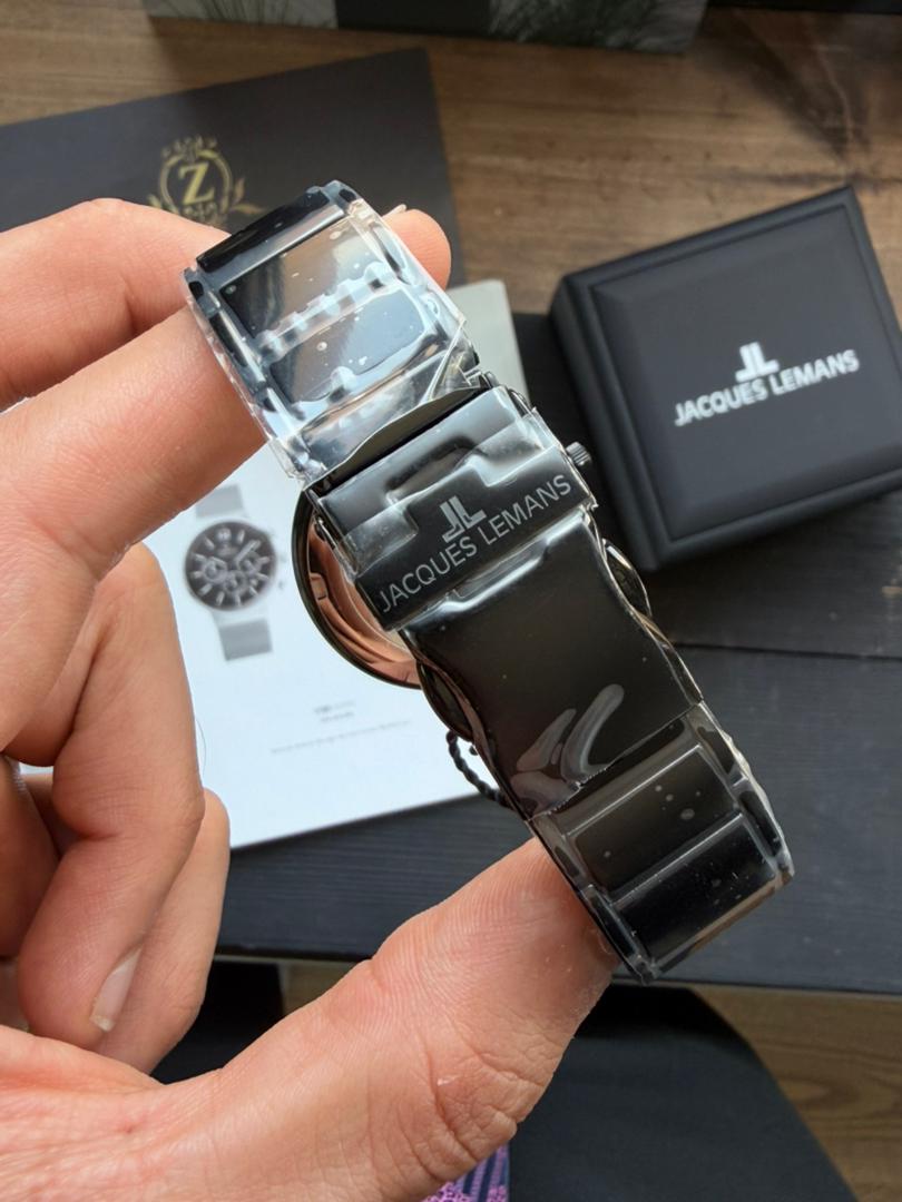 ساعت مچی ست مردانه و زنانه ژاک لمنز jacques lemans اورجینال مدل 42-8GC
