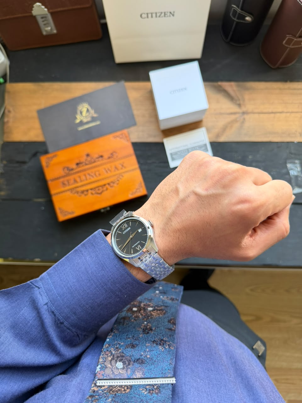 ساعت مچی مردانه سیتیزن citizen اورجینال مدل NJ0240-55E