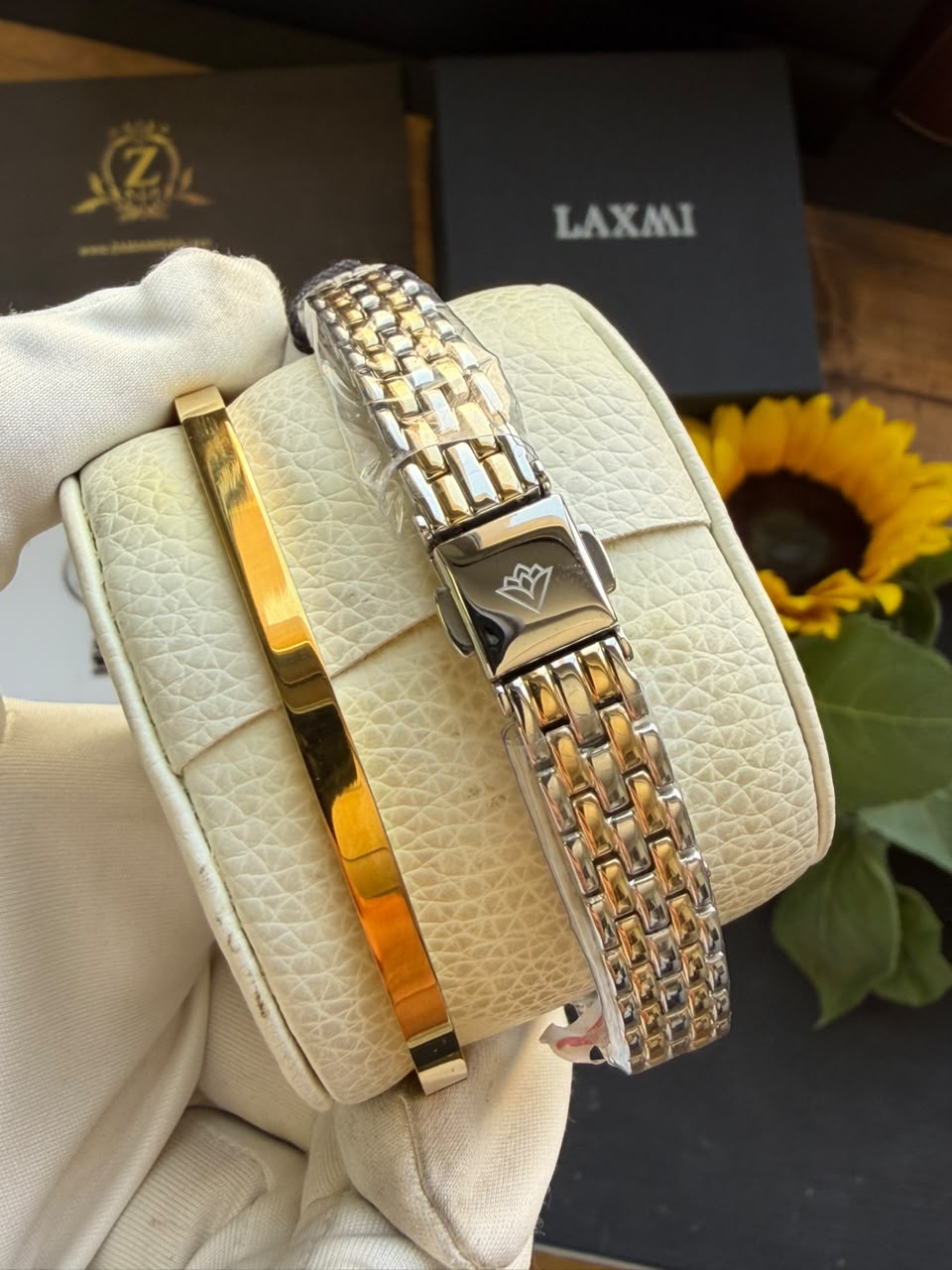 ساعت مچی زنانه لاکسمی LAXMI اورجینال مدل LA-8174-4