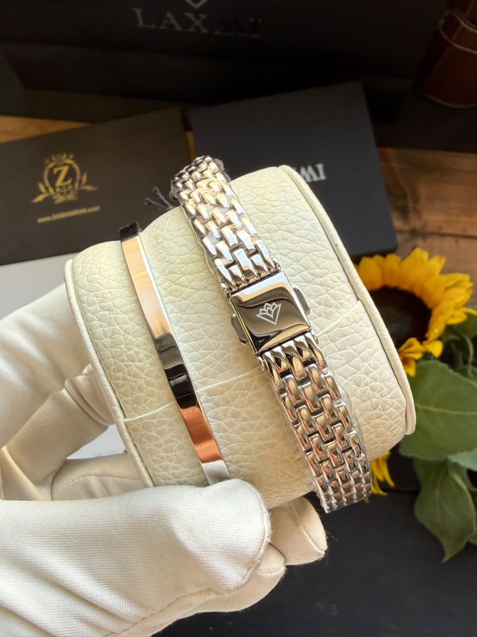 ساعت مچی زنانه لاکسمی LAXMI اورجینال مدل LA-8174-7