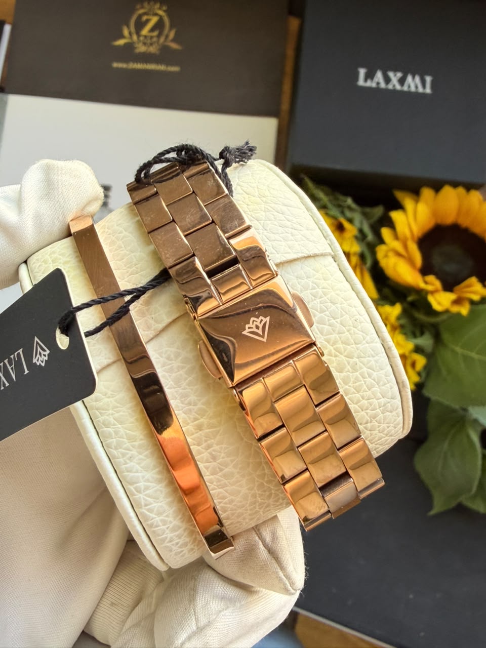 ساعت مچی زنانه لاکسمی LAXMI اورجینال مدل LA-8144-2