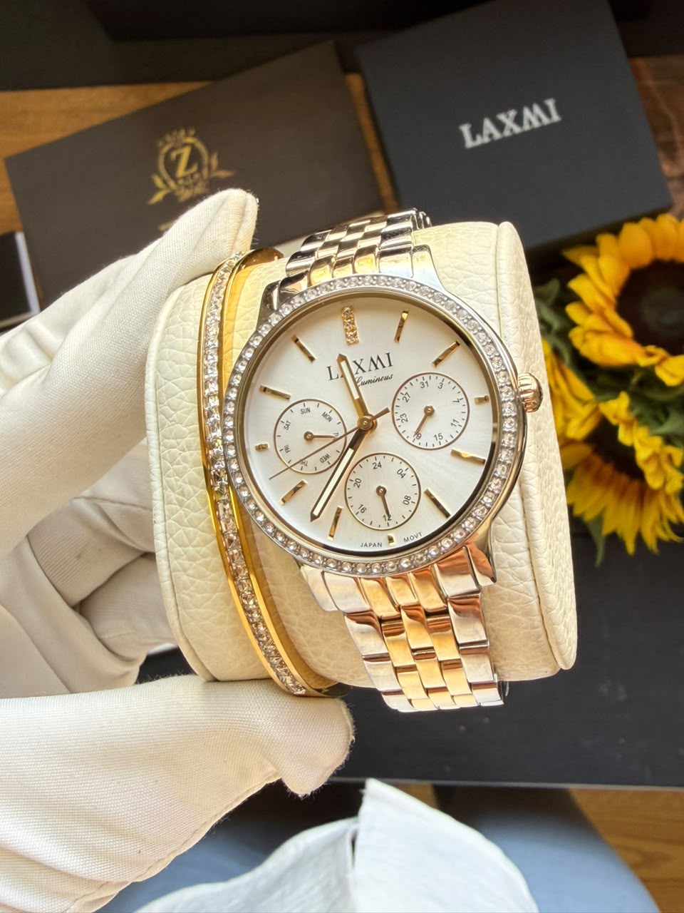 ساعت مچی زنانه لاکسمی LAXMI اورجینال مدل LA-8143-4