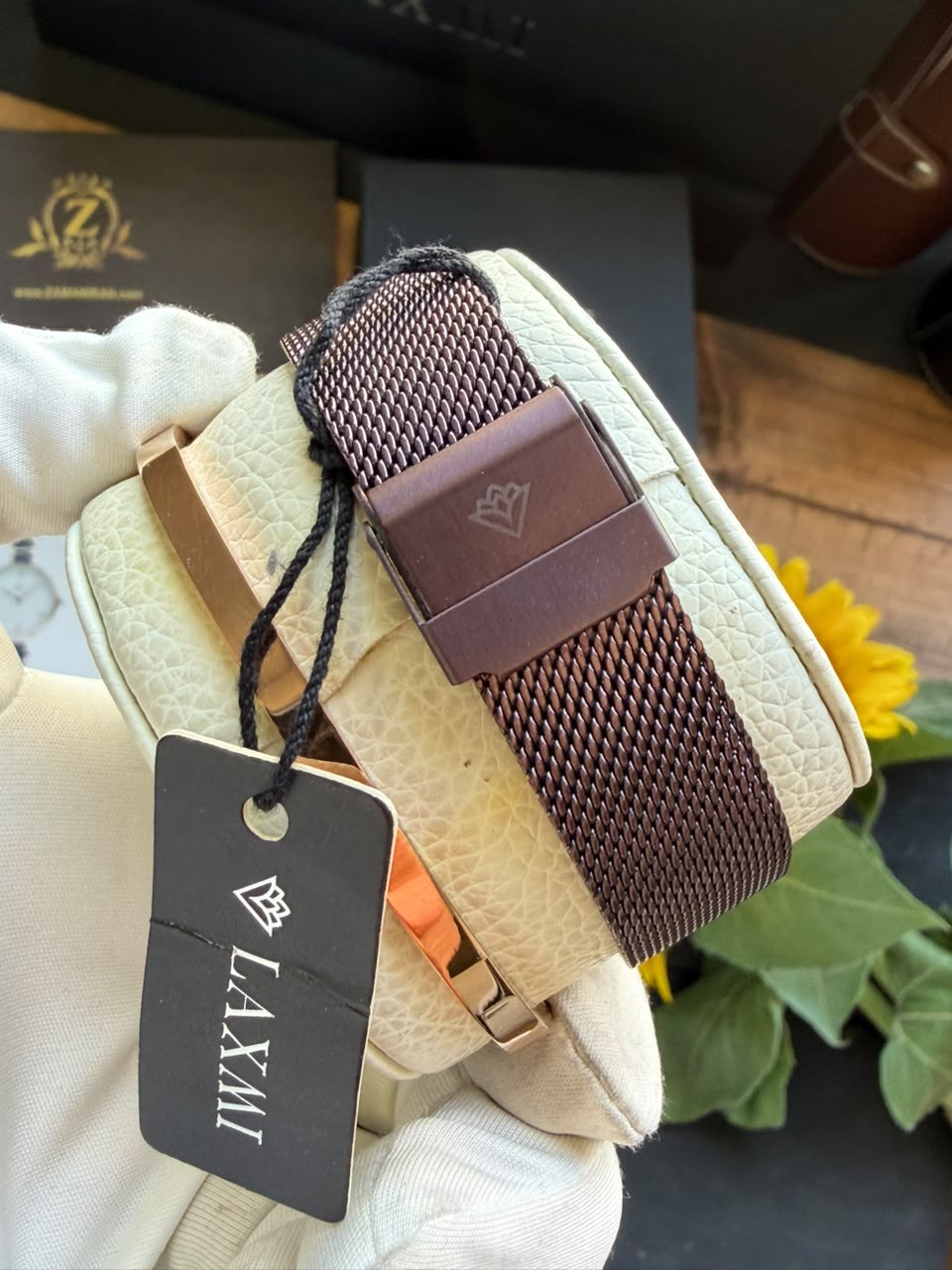 ساعت مچی زنانه لاکسمی LAXMI اورجینال مدل LA-8042-8