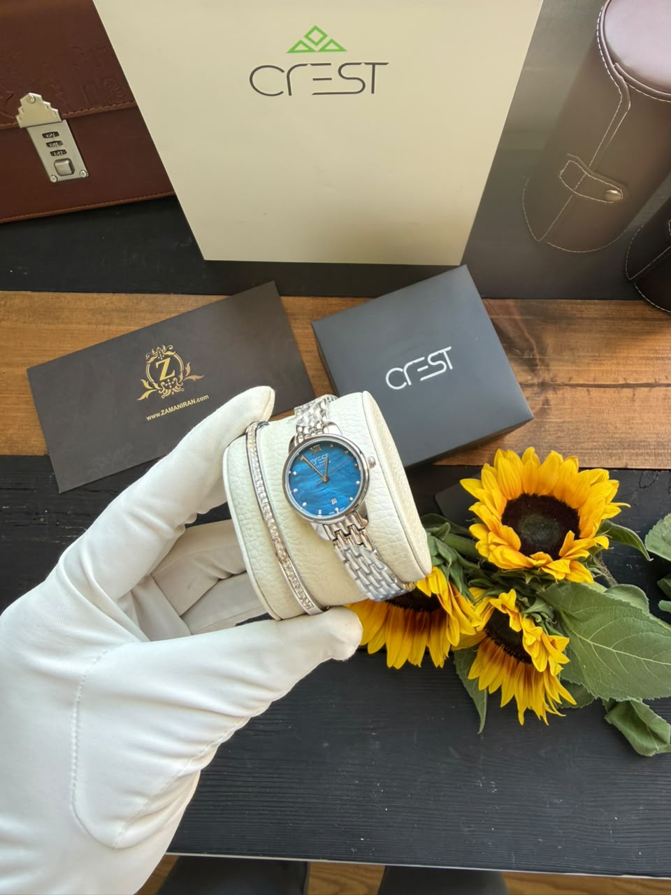 ساعت مچی زنانه کرست Crest اورجینال مدل 9051L/01