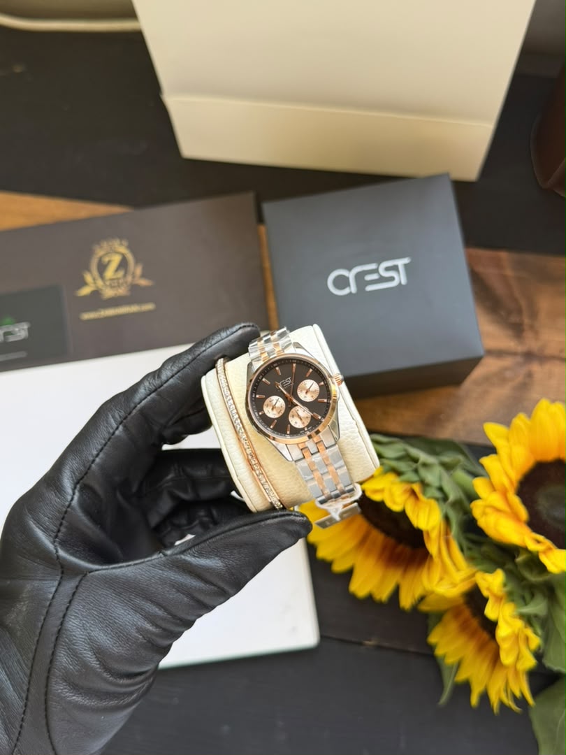 ساعت مچی زنانه کرست crest اورجینال مدل 6710L/5