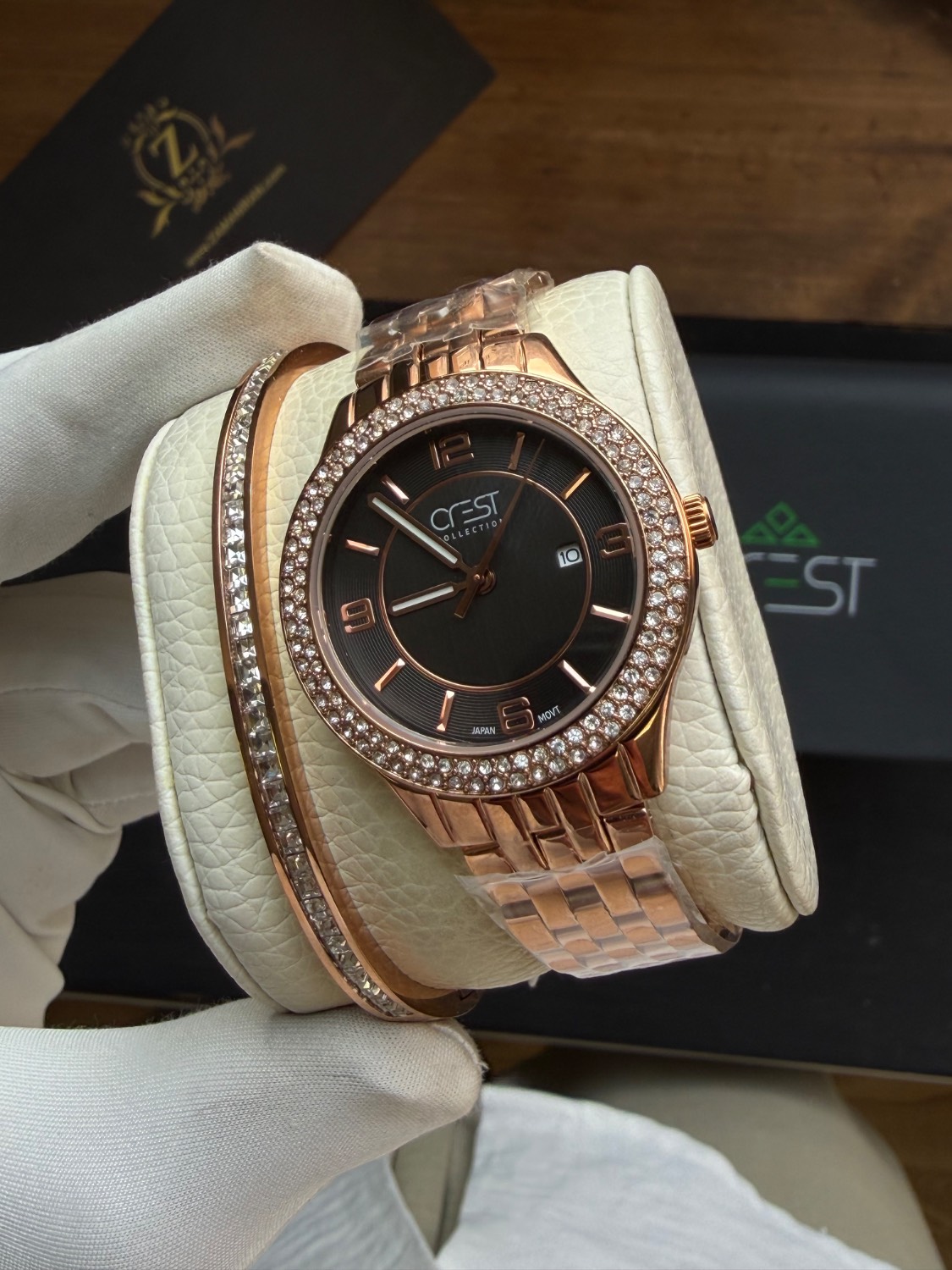 ساعت مچی زنانه کرست Crest اورجینال مدل 9006L/4