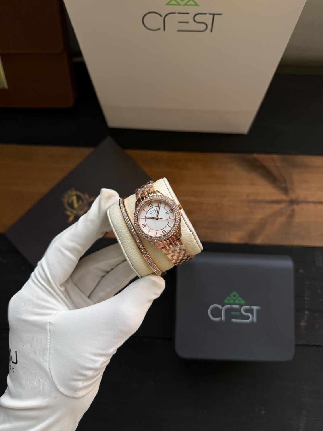 ساعت مچی زنانه کرست Crest اورجینال مدل 9006L/1
