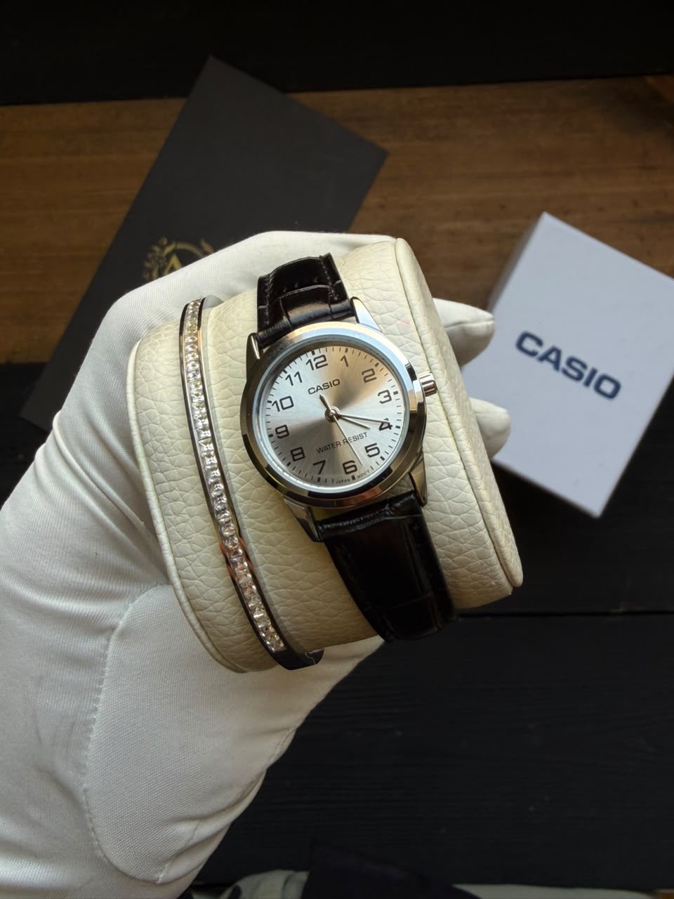 ساعت مچی زنانه کاسیو casio اورجینال مدل LTP-V001L-7BUDF