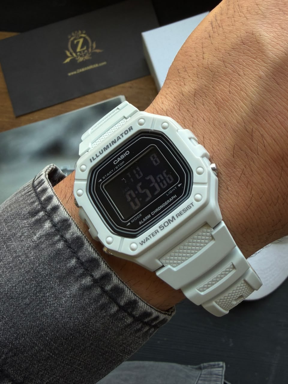 ساعت مچی مردانه و زنانه کاسیو  casio اورجینال مدل W-218H-8BV