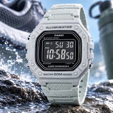 ساعت مچی مردانه و زنانه کاسیو  casio اورجینال مدل W-218H-8BV